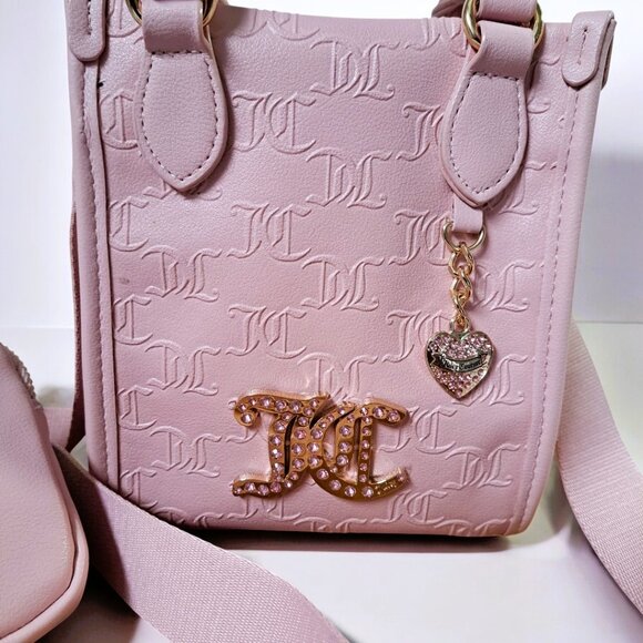 The Juicy Couture All About the Bling Mini Tote in Pink Diamond NWOT - Picture 4 of 10
